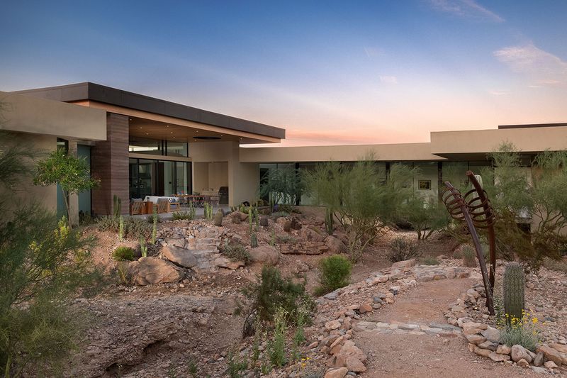 Homes Backing Desert Washes