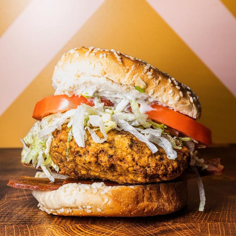 Marty's V Burger Plant-Based Wonder