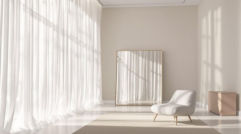 Opt For Sheer White Curtains