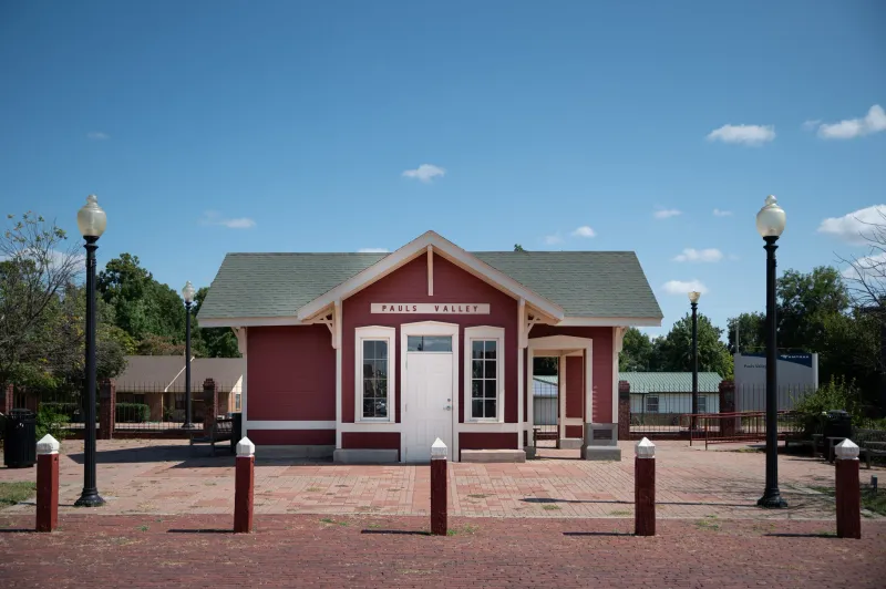 Pauls Valley Southern Railway Depot