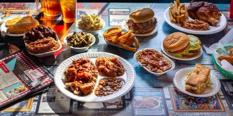 16 Hidden North Carolina Eateries Locals Can't Stop Talking About - Decor Hint Bridges Barbecue Lodge