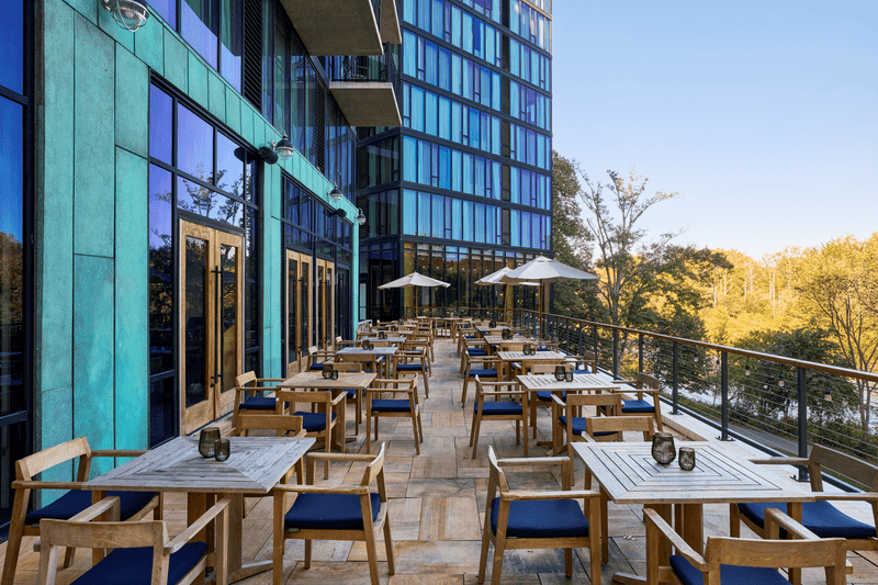 10 Maryland Lakeside Restaurants Perfect For A Weekend Getaway - Decor Hint lāk – Merriweather Lakehouse Hotel, Columbia