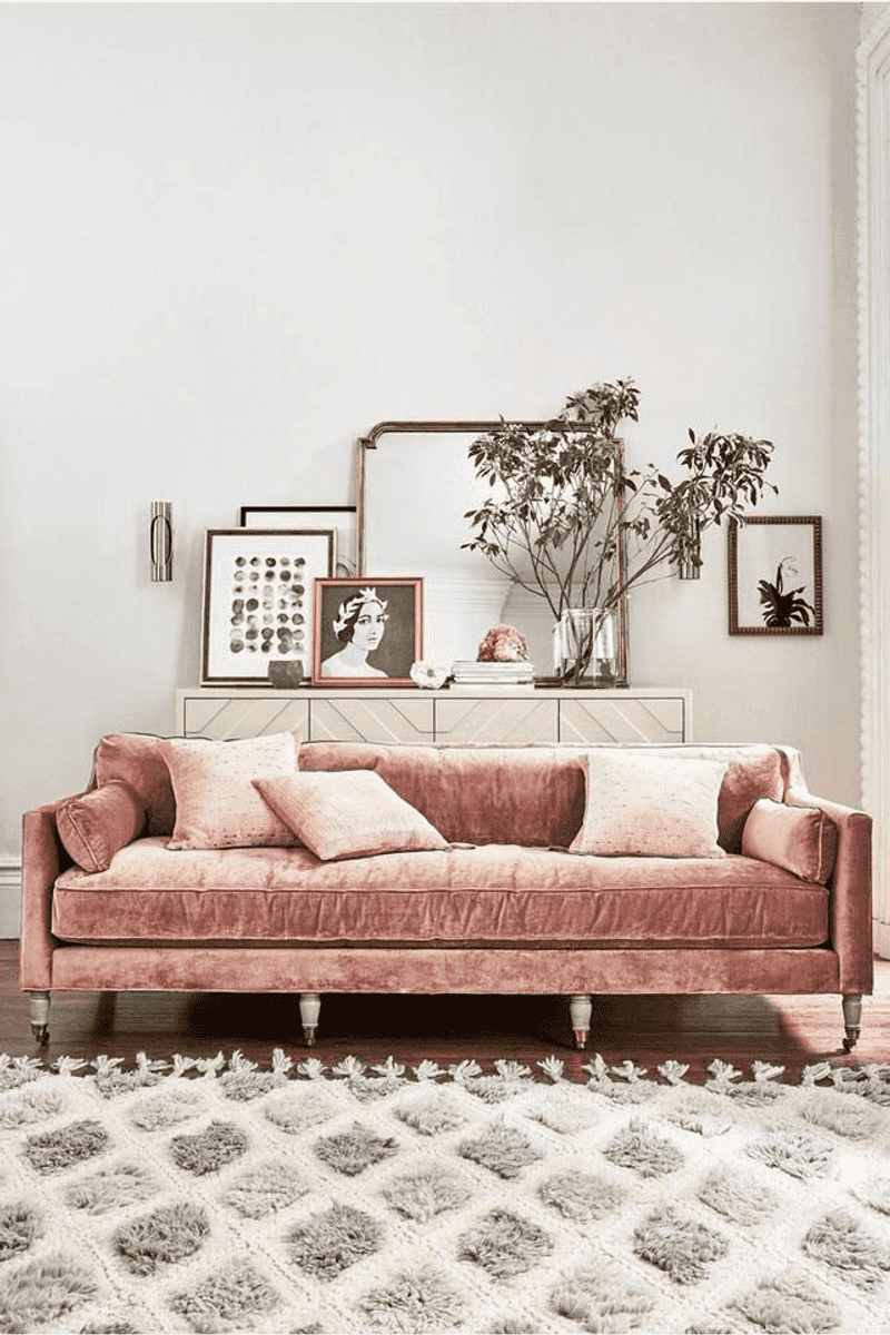 Going Out: Millennial Pink Sofas