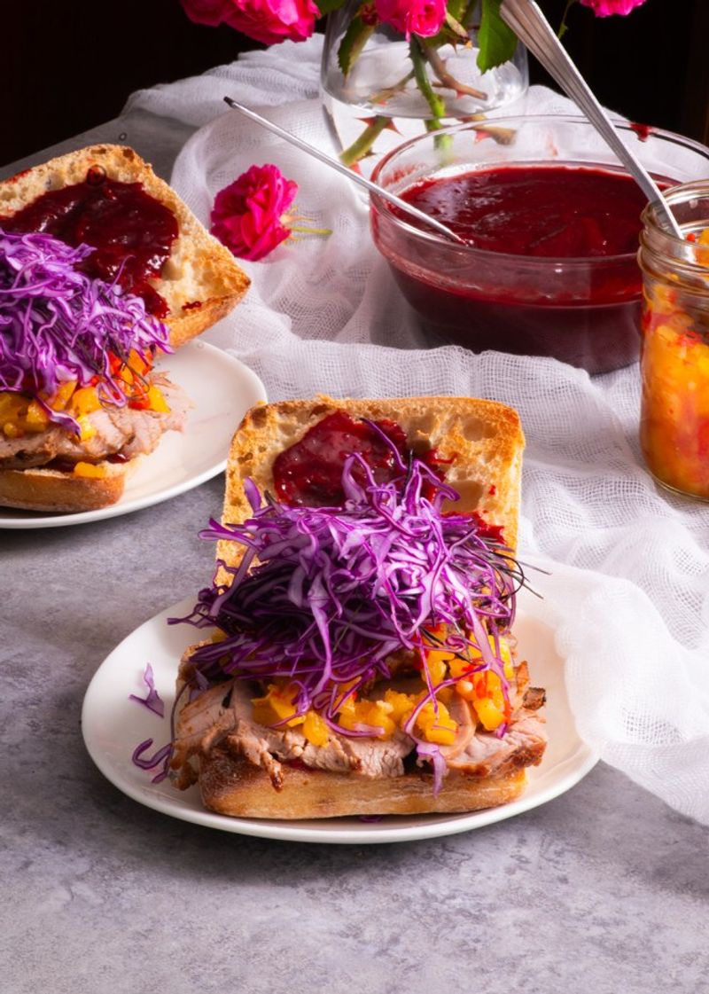 Pork Tenderloin Sliders With Cherry BBQ Sauce