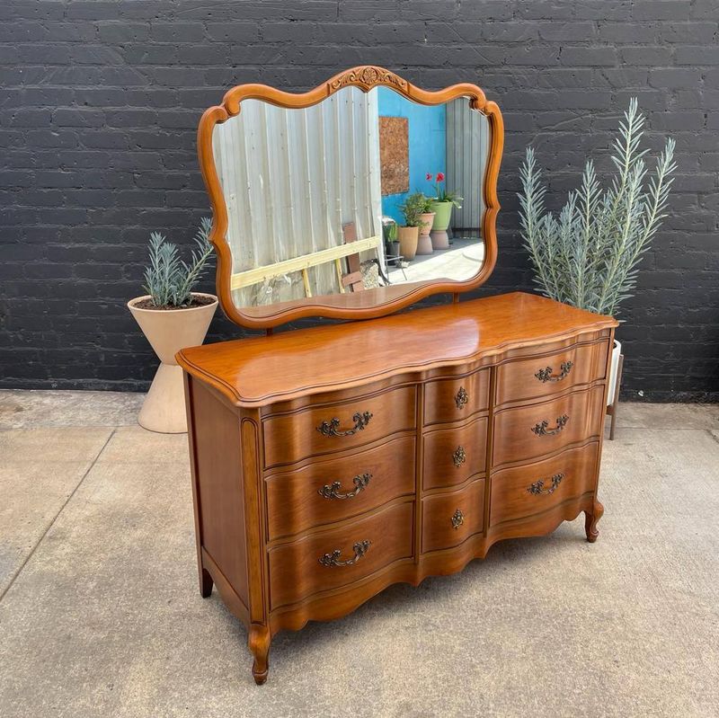 7 Indiana Collectibles Losing Value Fast While 4 Are Now Almost Worthless - Decor Hint Overly Ornate French Provincial Dressers