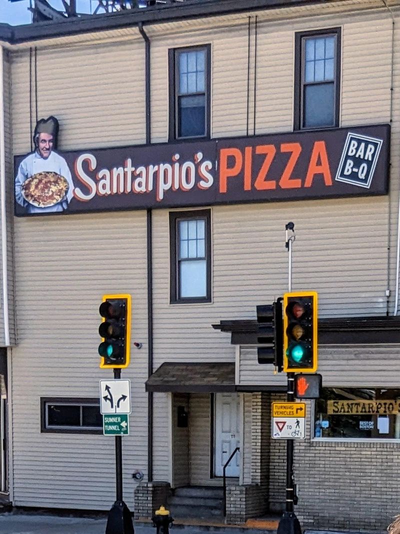 Massachusetts Pizza Spots Locals Say Beat The Big Chains Every Time - Decor Hint Santarpio's Pizza in East Boston