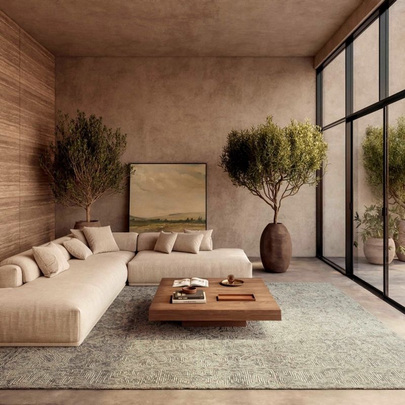 Neutral Throw Pillows and Cozy Textiles