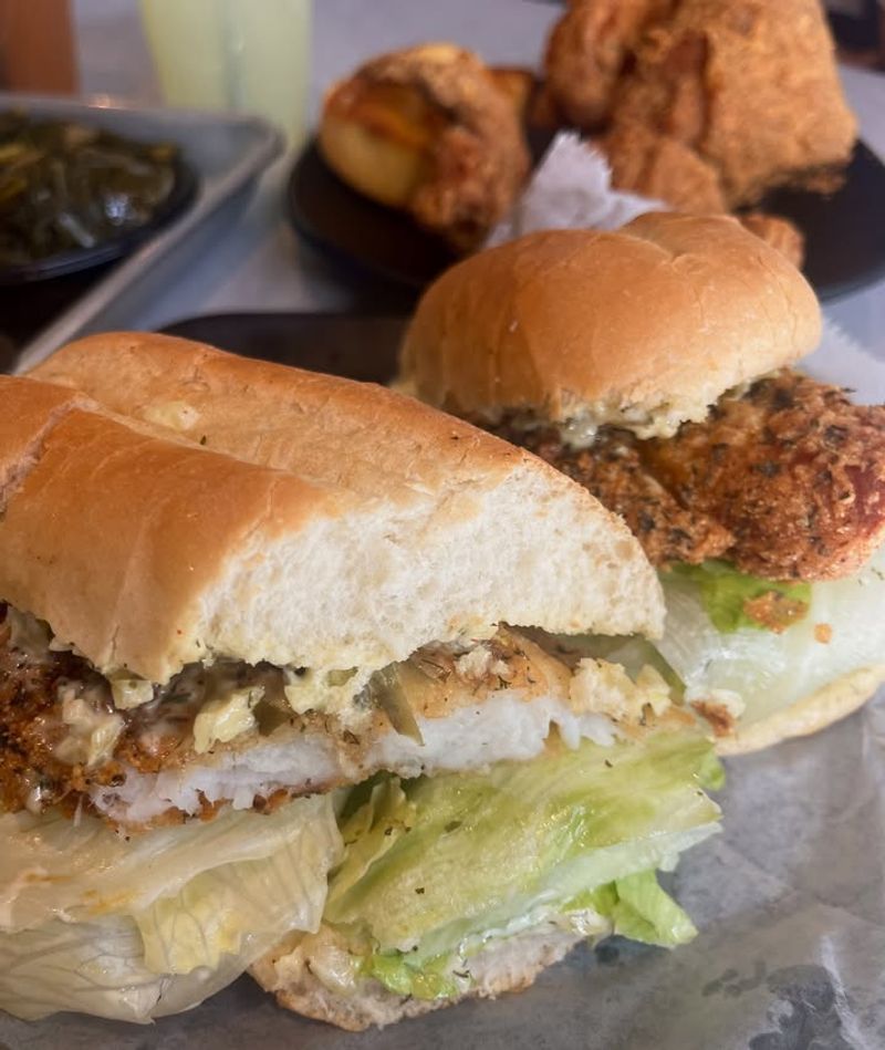 Southern-Style Catfish Done Right In These New York Restaurants - Decor Hint Catfish Po'boy At Crown Heights Favorite