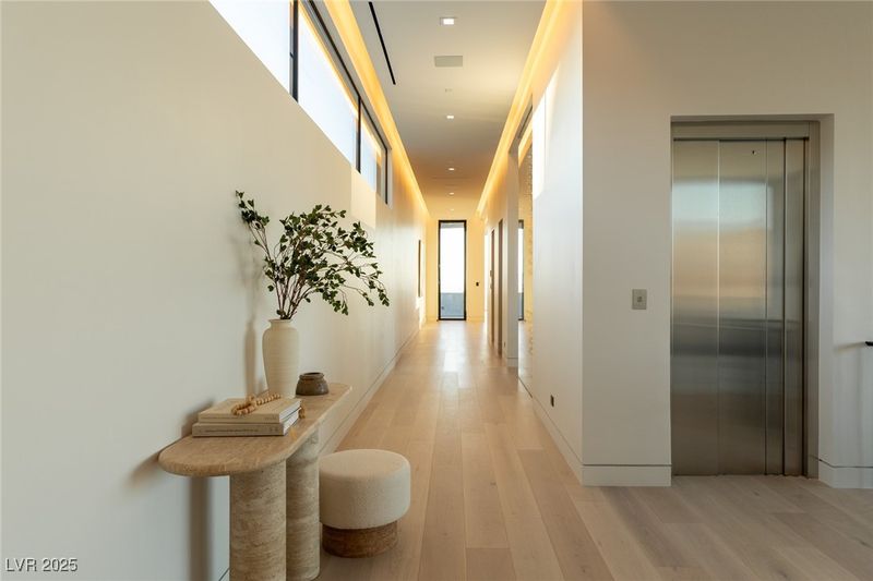 European Oak Floors And Taj Mahal Quartzite Finishes