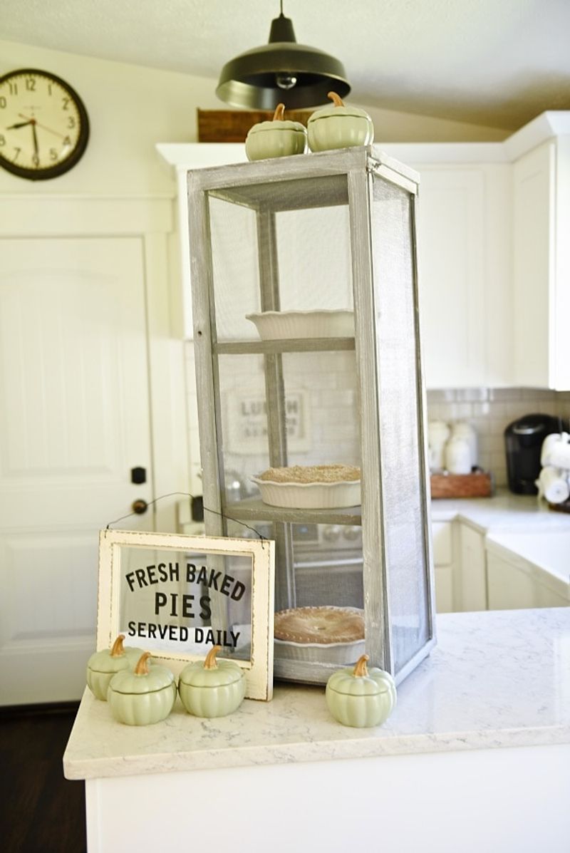 Vintage Pie Safes With Punched Tin Panels