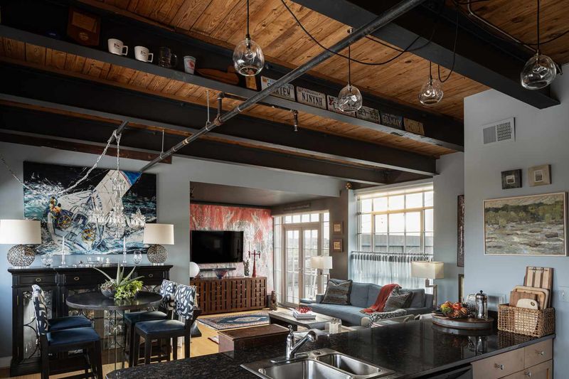 Industrial-Style Exposed Ductwork