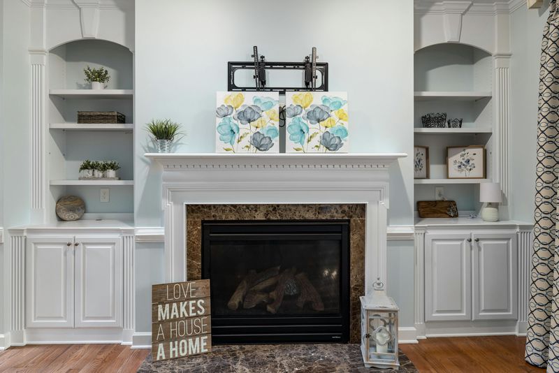 16 Fireplace Tools And Decor Ideas That May Instantly Upgrade Your Living Room - Decor Hint Built-In Shelving or Floating Shelves