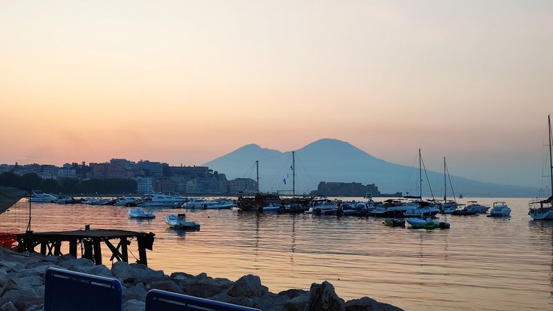 Mergellina Harbor at Dawn