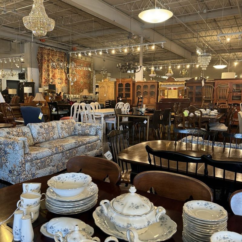 Bargain Hunters Flock To This Huge Ohio Thrift For Unique Furniture - Decor Hint Helpful Services Make Shopping Easy
