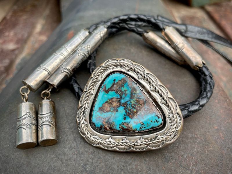 New Mexico Antiques And Memorabilia That Don't Fetch What They Used To - Decor Hint Turquoise Bolo Ties