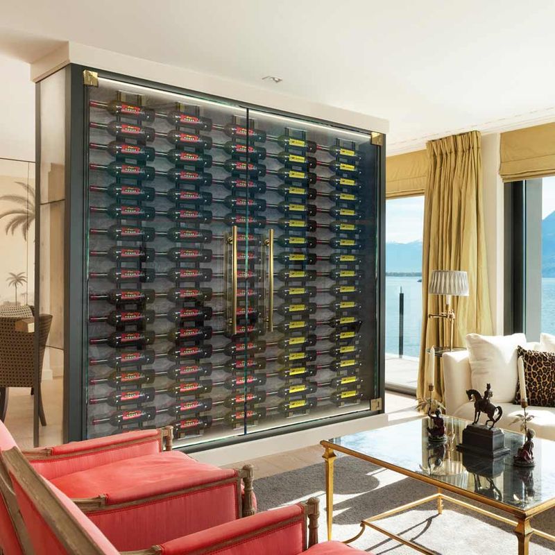What The Most Expensive Mansions On America's Coasts Have In Common - Decor Hint Temperature-Controlled Wine Cellars