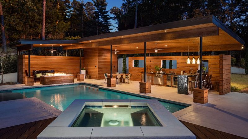 Homes with Outdoor Living Spaces and Pools