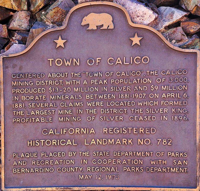 California Historical Landmark No. 782