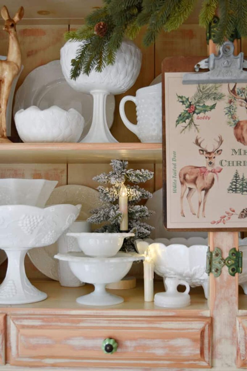 Milk Glass Vases And Bowls