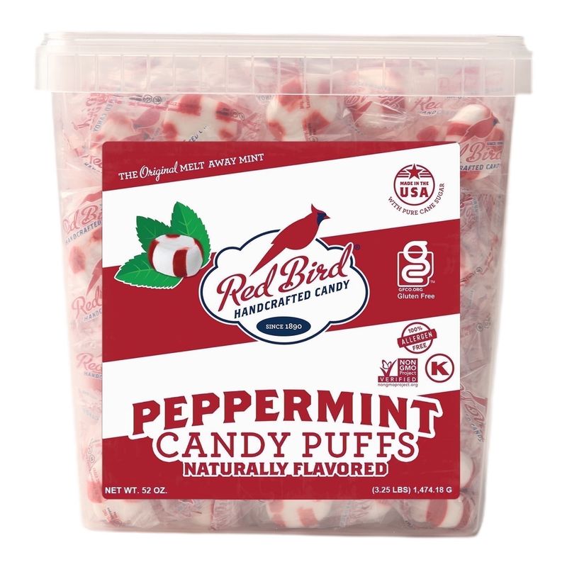 Red Bird Peppermint Puffs