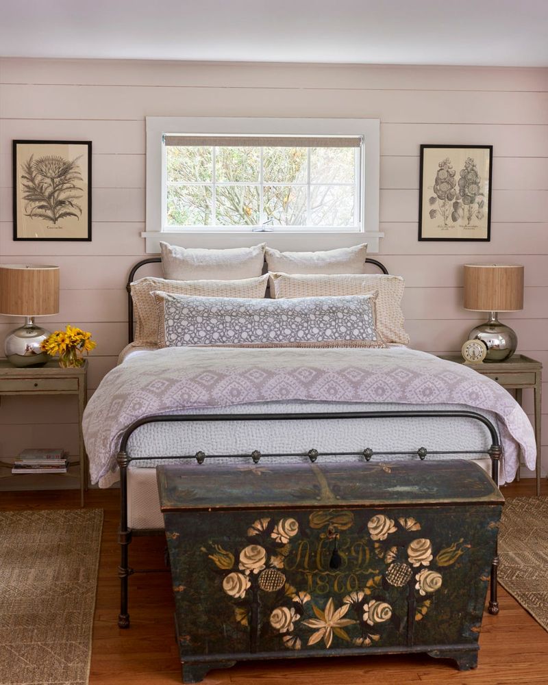 Painted Swedish Or Continental Blanket Chests