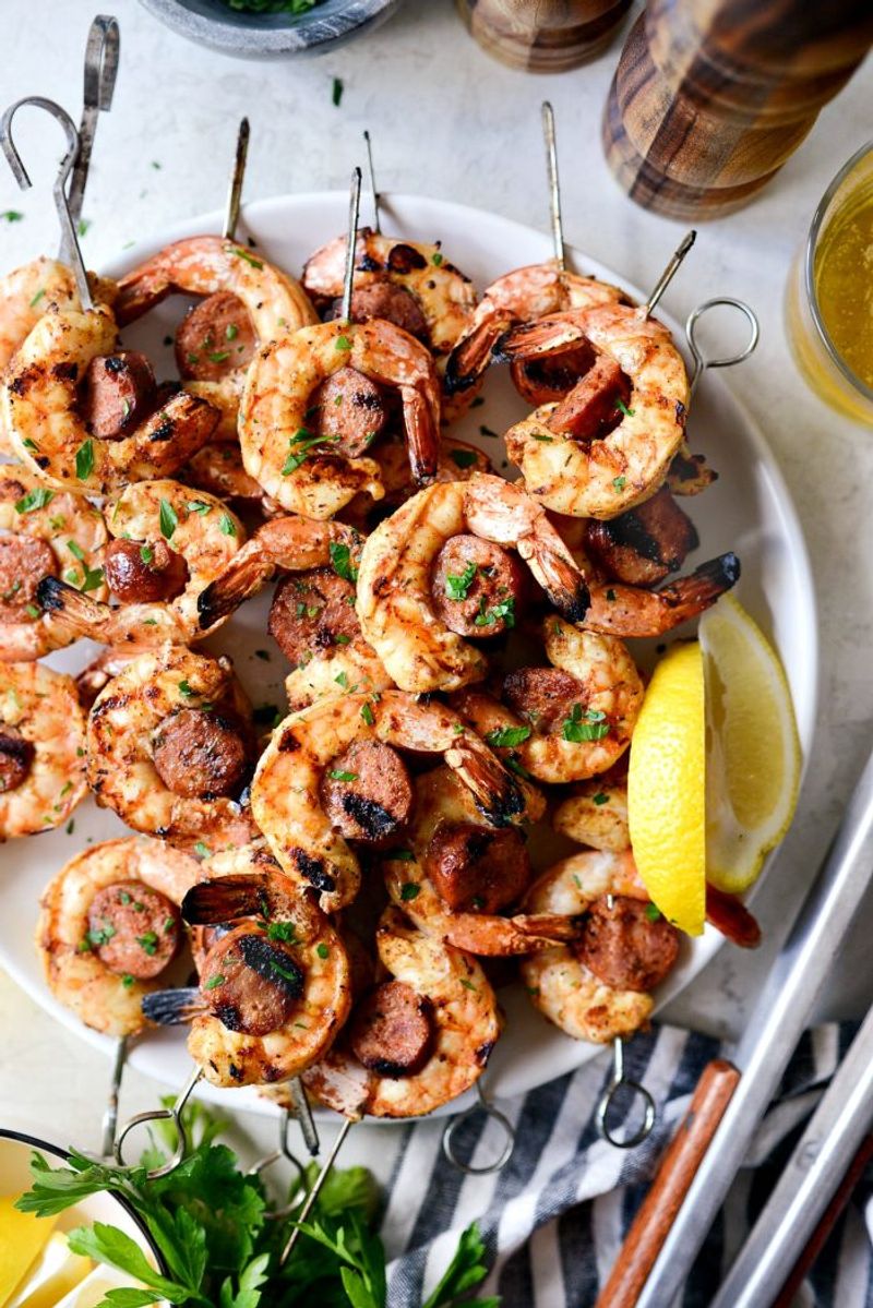 Cajun Shrimp Boil Skewers