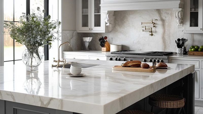 Marble And Quartz Countertops