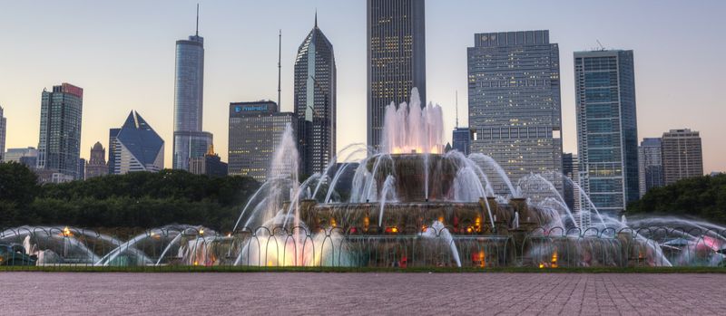 Grant Park and Buckingham Fountain, Chicago