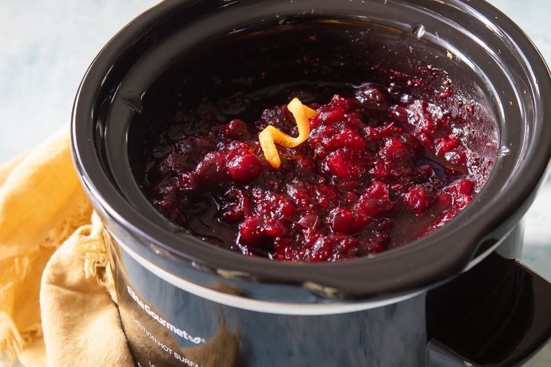 Slow Cooker Cranberry Sauce