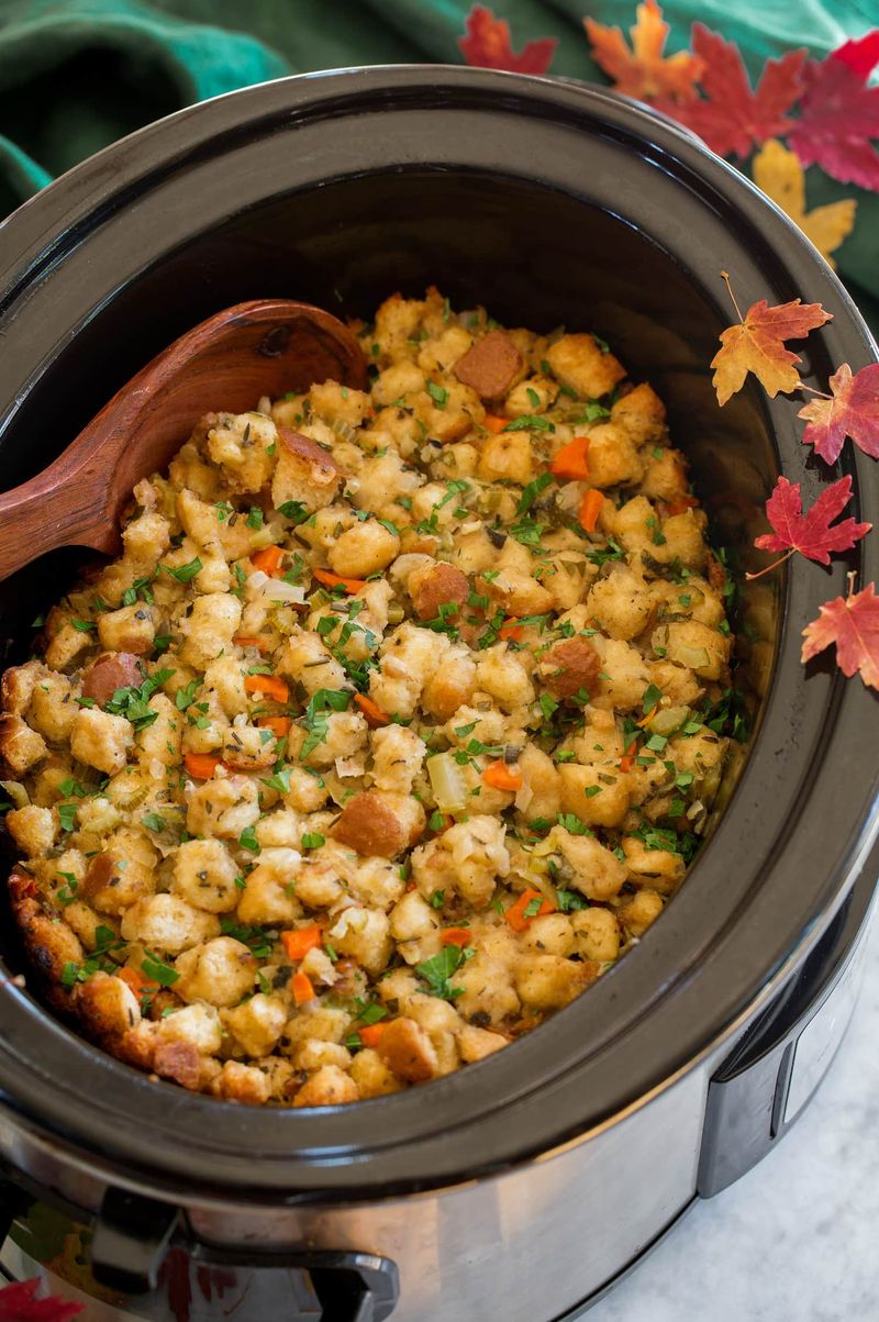 Slow Cooker Stuffing