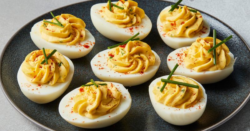 Smoked 'Angel' Eggs