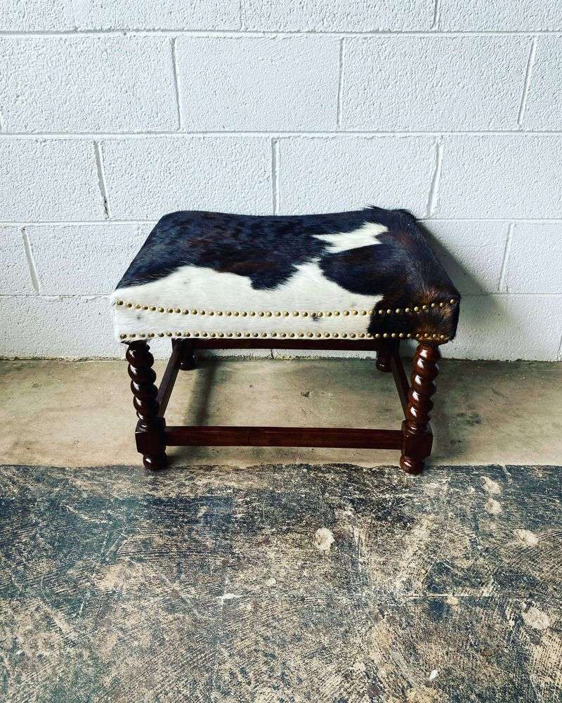 Classic Texas Furniture Styles Designers Are Bringing Back To Life - Decor Hint Rawhide Ottomans