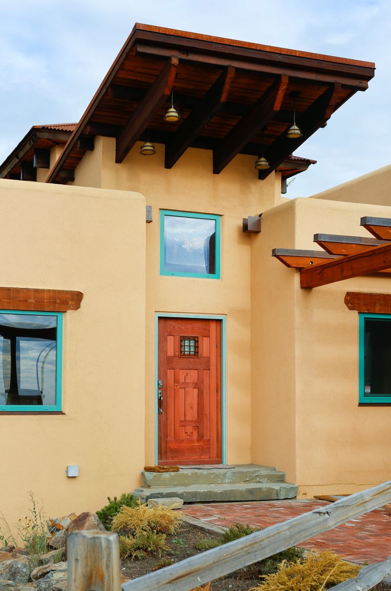 11 New Mexico House Styles Forecasted To Decline In Demand By 2030 - Decor Hint Flat-Roof Stucco Boxes