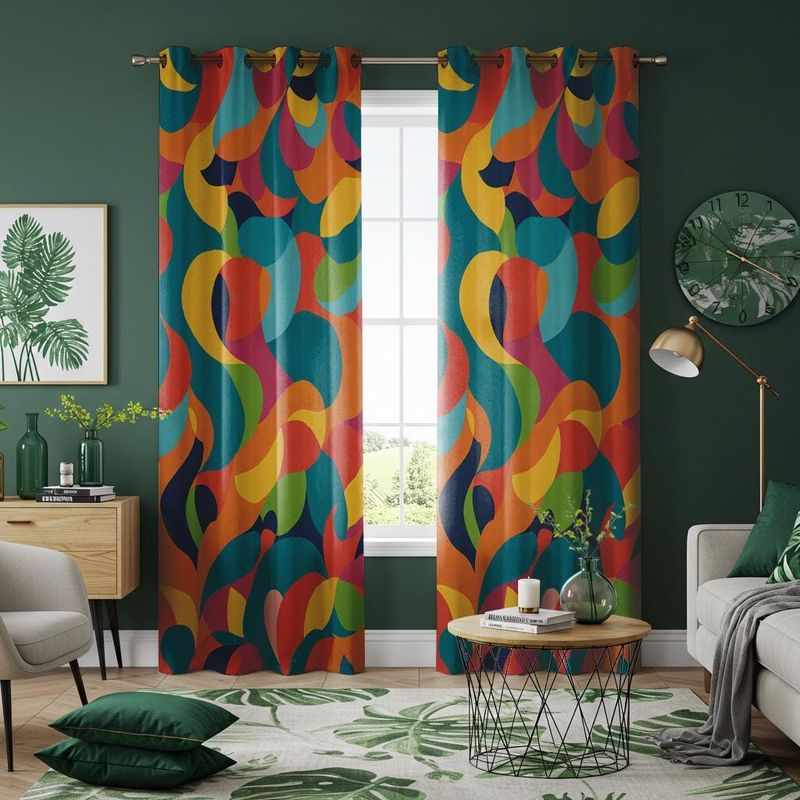 Bold Maximalist Decor Ideas That'll Make Your California Home Pop Without The Chaos - Decor Hint Hang Curtains in Unexpected Bold Colors