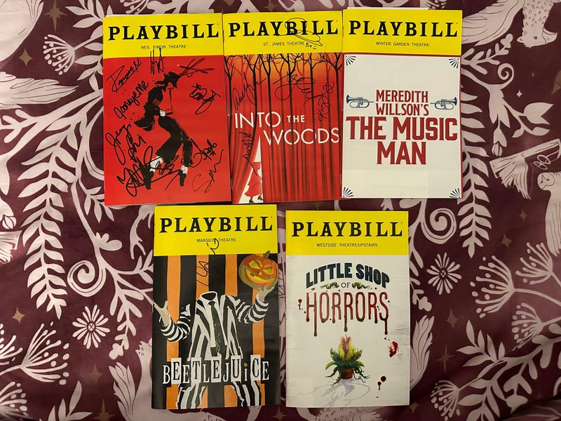 17 New York Collectibles Market Shifting – 7 Items Already Losing Serious Value - Decor Hint Broadway Playbills From The 1990s And 2000s