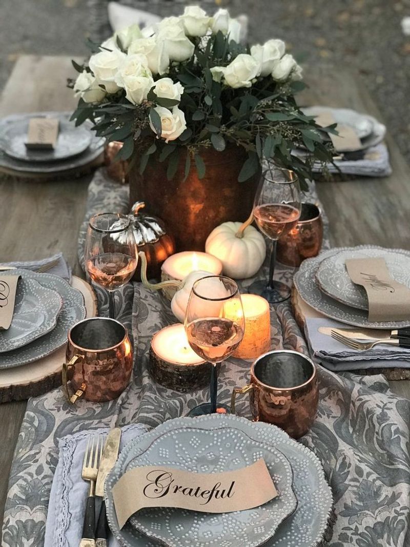 Chic Thanksgiving Decor Trends New Yorkers Are Loving This Year - Decor Hint Copper And Bronze Bring Rustic Warmth