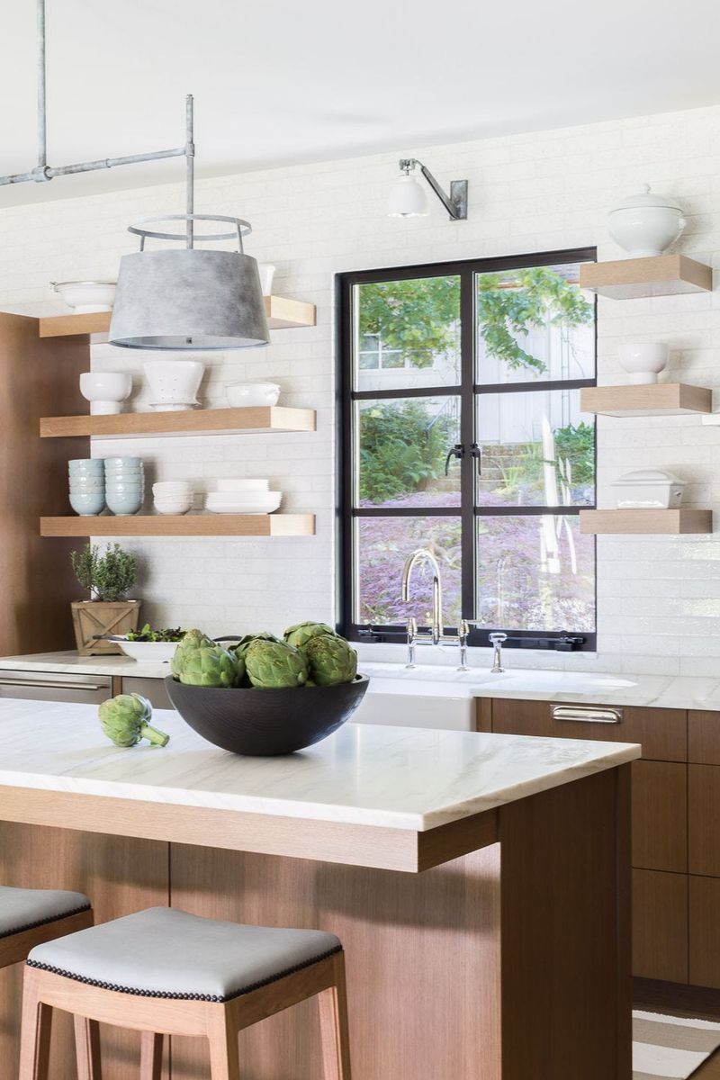 Californian Kitchens Where Warm Minimalism And Natural Luxury Collide - Decor Hint Open Shelving That Showcases Beauty