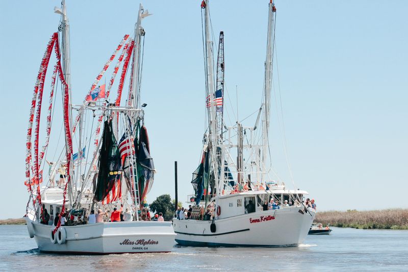 Coastal Autumn at Darien's Blessing of the Fleet