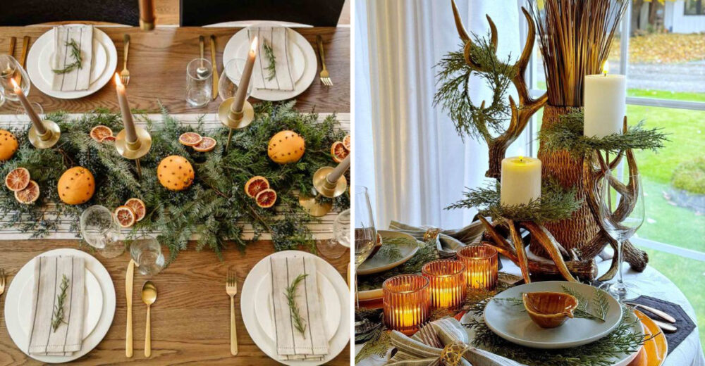 Thanksgiving Table Ideas Californians Are Using To Blend Fall And Christmas Decor - Decor Hint