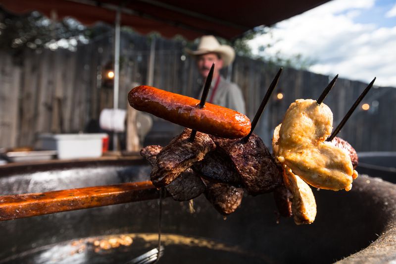 Wyoming Small Town Restaurants Overflowing With Rustic Charm And Western Flavor - Decor Hint Pitchfork Fondue - Pinedale
