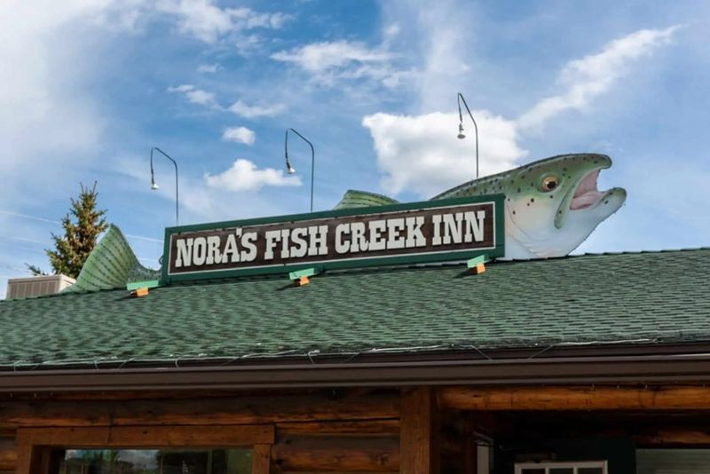 Wyoming Small Town Restaurants Overflowing With Rustic Charm And Western Flavor - Decor Hint Nora's Fish Creek Inn - Wilson
