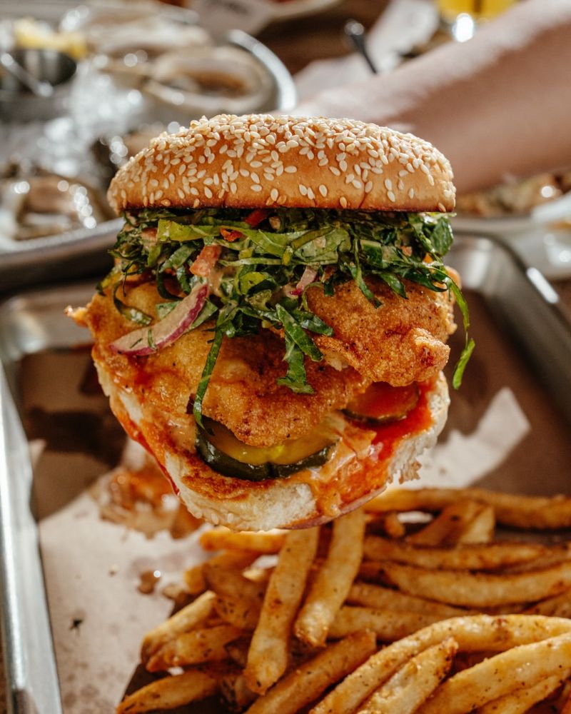 20 Massive Pork Tenderloin Sandwiches In New England You'll Need Two Hands To Tackle - Decor Hint The White Mountain Whopper at Peak Diner - North Conway, New Hampshire