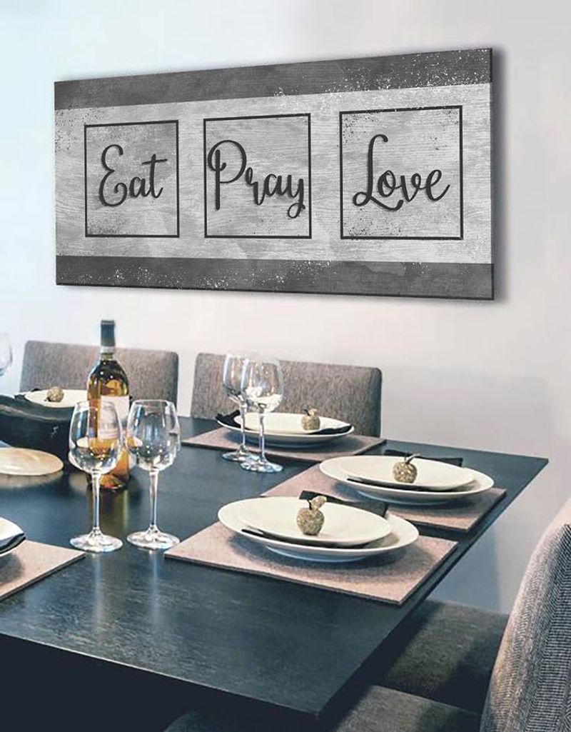 Displaying Generic Wall Art Or Word Signs