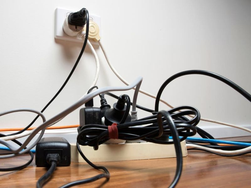 Ignoring Cable And Cord Clutter