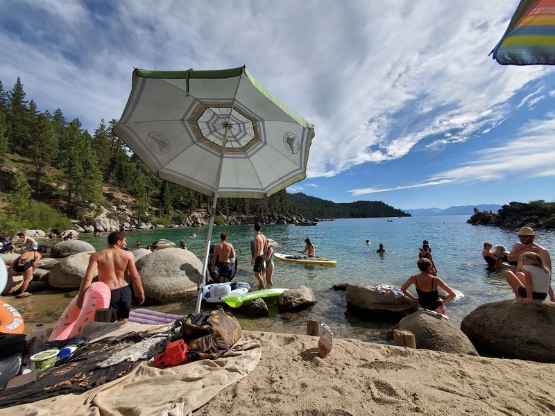 Nevada Hotspots Where The Locals Have Been Replaced By Tourists - Decor Hint Lake Tahoe's Secret Cove