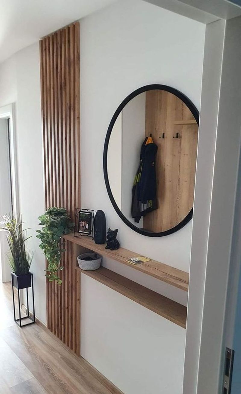 12 Small Entryway Projects You Can Totally DIY - Decor Hint Floating Console Table