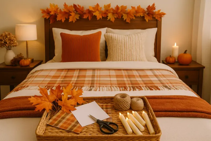 Rust And Navy Bedroom Sanctuary