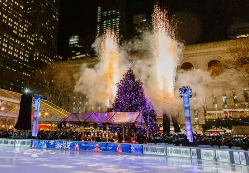 Manhattan's Only Free Ice Skating Rink