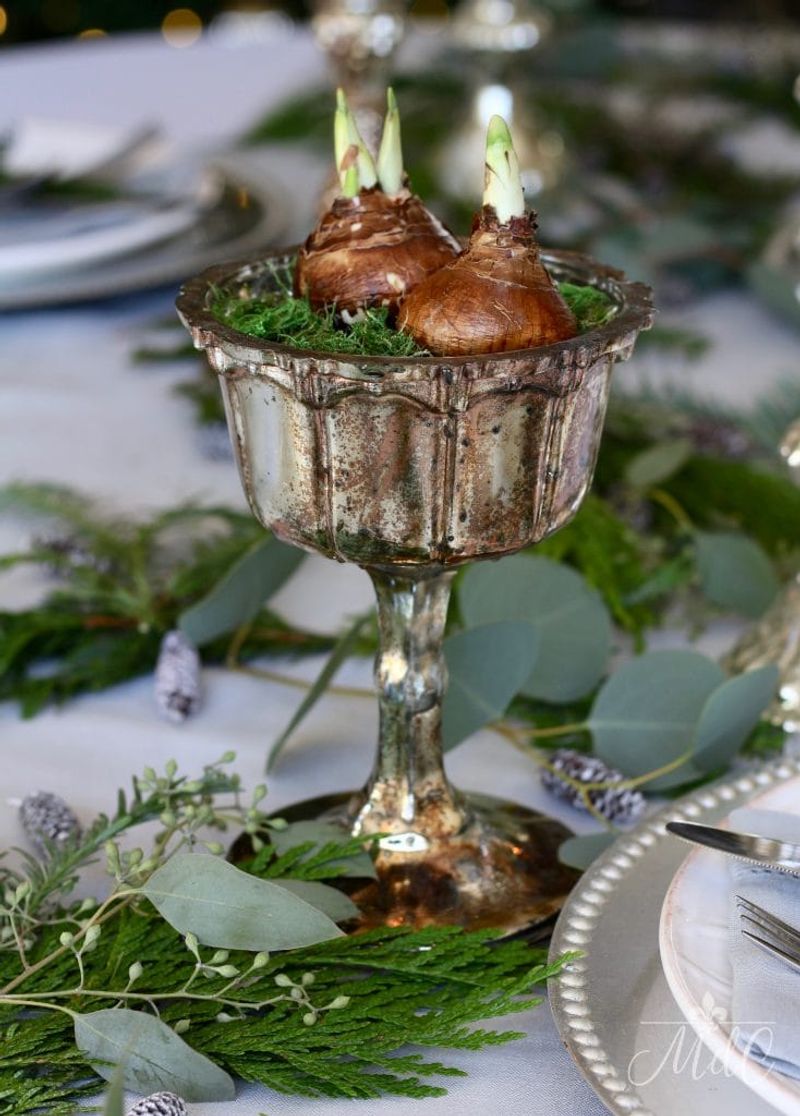 Mercury Glass Compotes