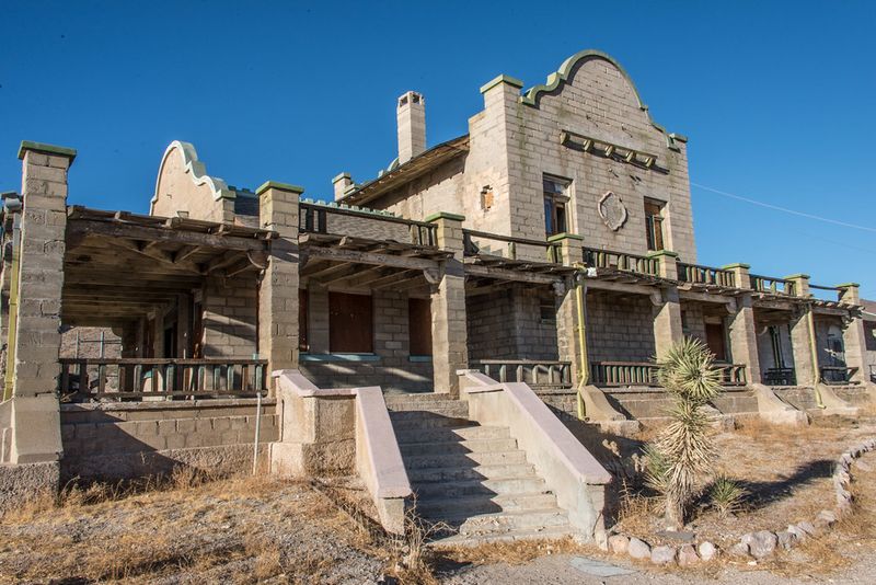 Rhyolite Train Depot Ruins